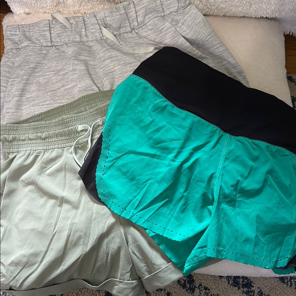 Lululemon shorts bundle- size 4